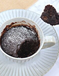 Chocolate mug cake