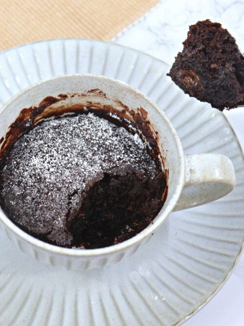 Chocolate mug cake