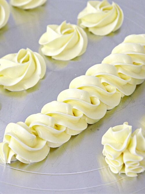 A grit free American buttercream that tastes incredible and is super smooth!