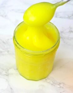 Eggless lemon curd that is still super creamy!