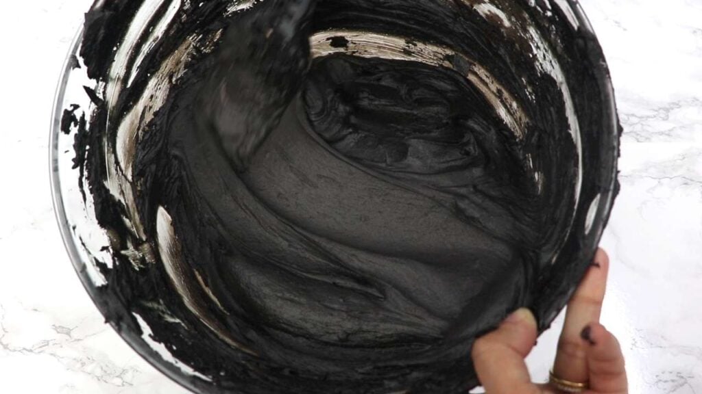 Black buttercream