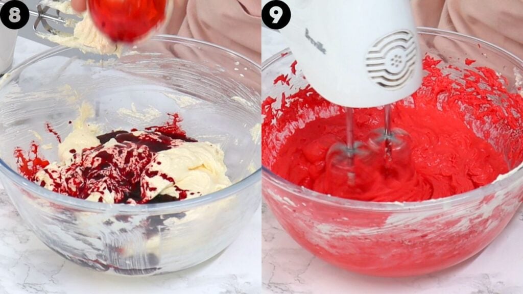 adding red color