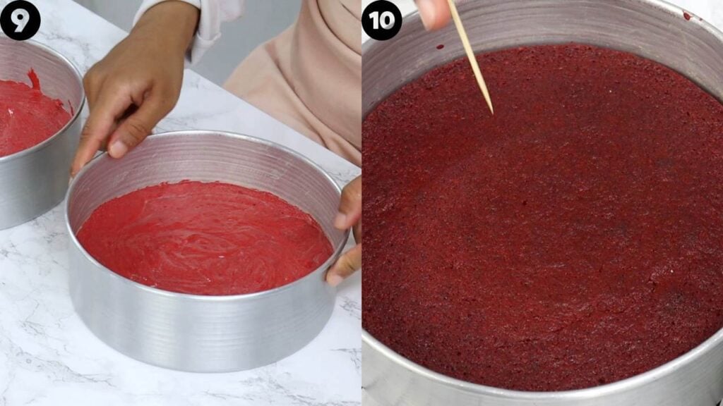 red velvet cake with ermine frosting