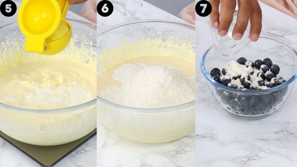 lemon blueberry cake