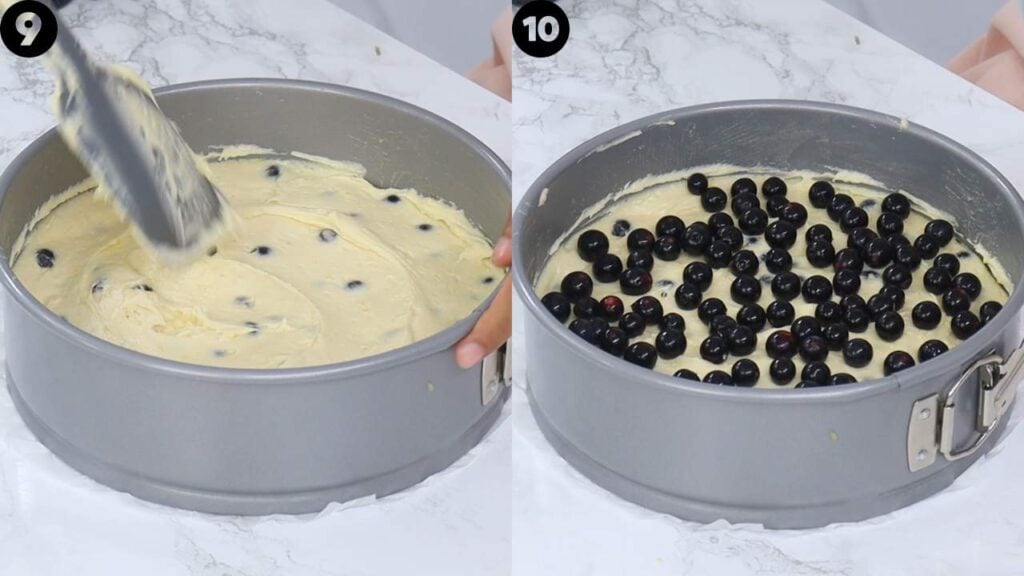 blueberry cake - Cakes by MK blueberry cake