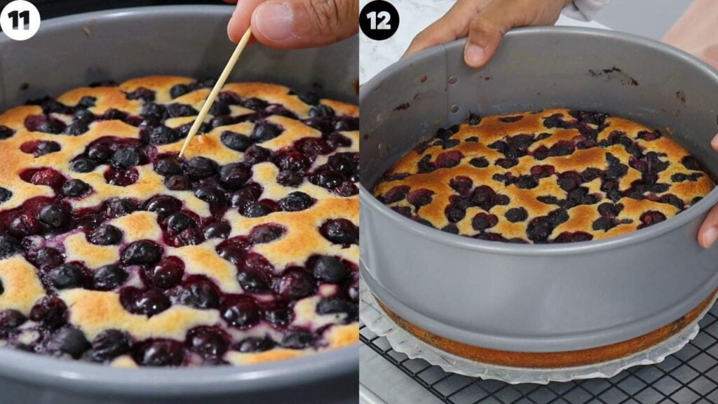 blueberry cake - Cakes by MK blueberry cake