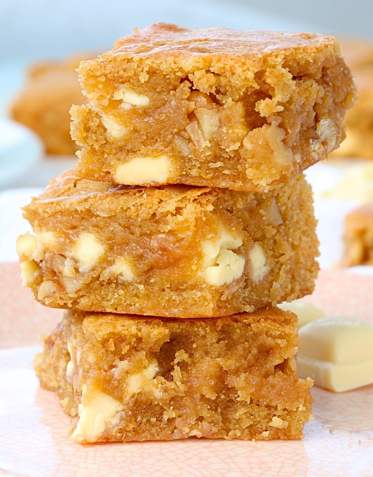 Easy Blondies Recipe image Easy Blondies Recipe image