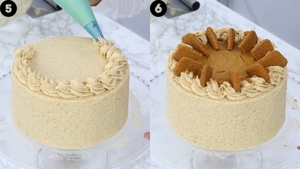 biscoff cake (cookie butter cake)