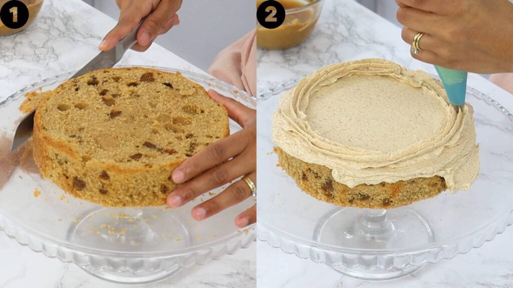 biscoff cake (cookie butter cake)