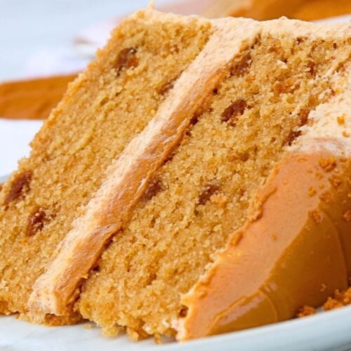 biscoff cake (cookie butter cake)