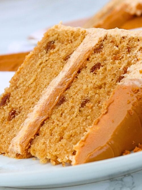 biscoff cake (cookie butter cake)
