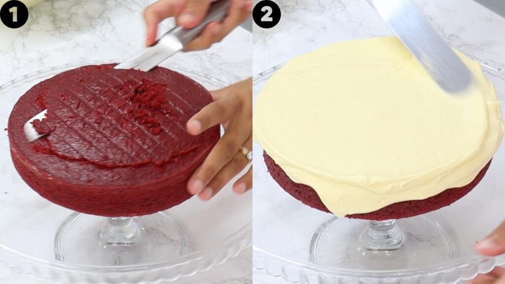 eggless red velvet cake - Cakes by MK eggless red velvet cake