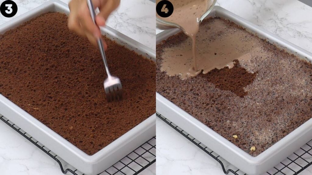 chocolate tres leches cake