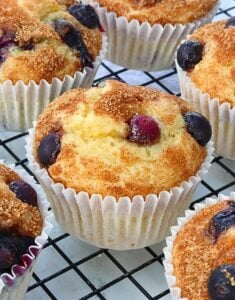 easy blueberry muffins