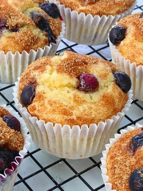 easy blueberry muffins