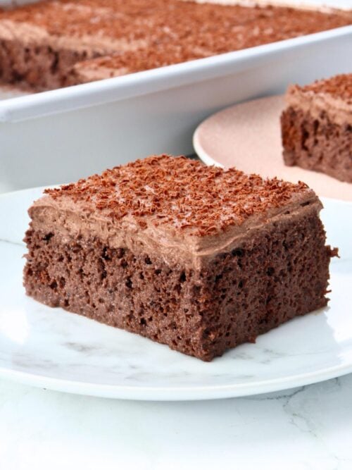 chocolate tres leches cake