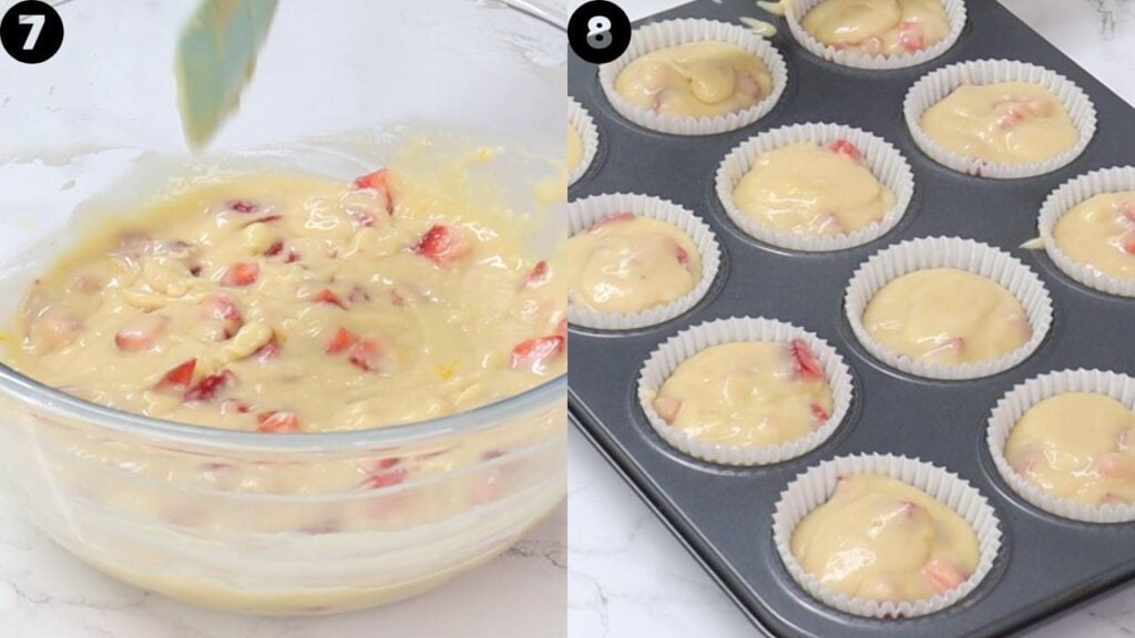 strawberry muffins