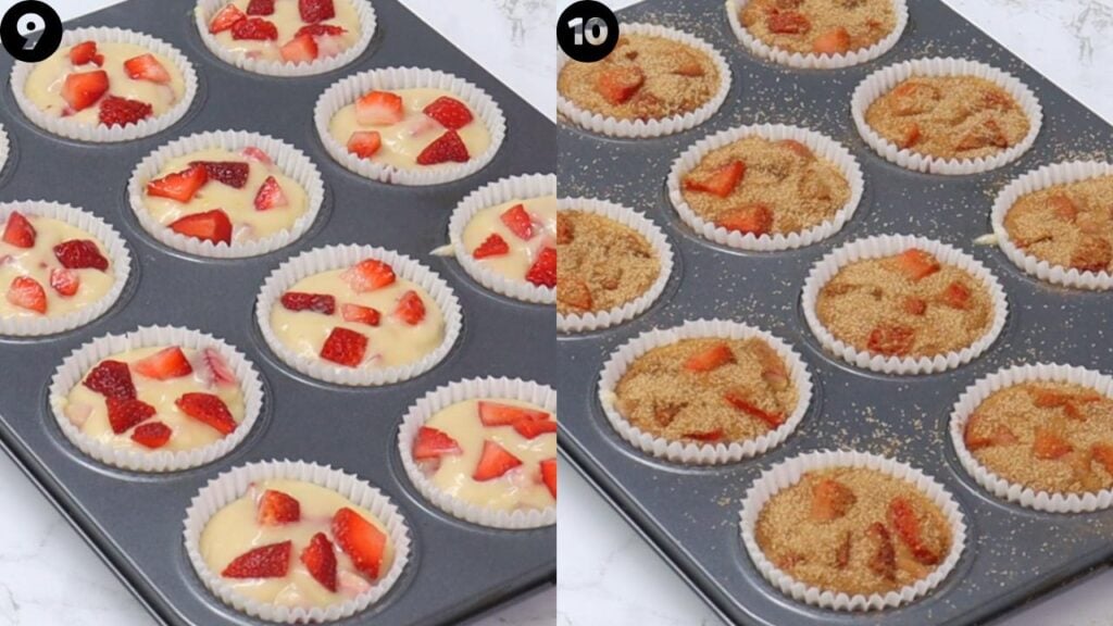 strawberry muffins
