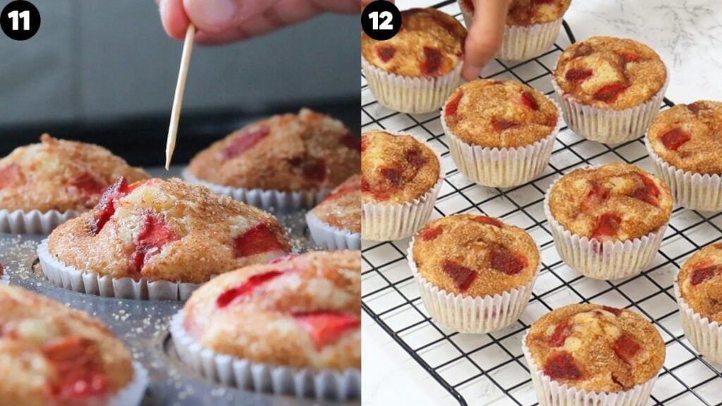 strawberry muffins