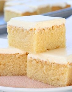 vanilla sheet cake