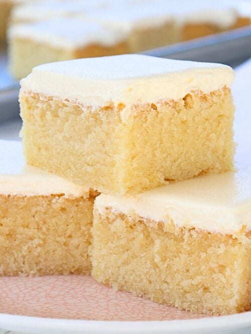 vanilla sheet cake