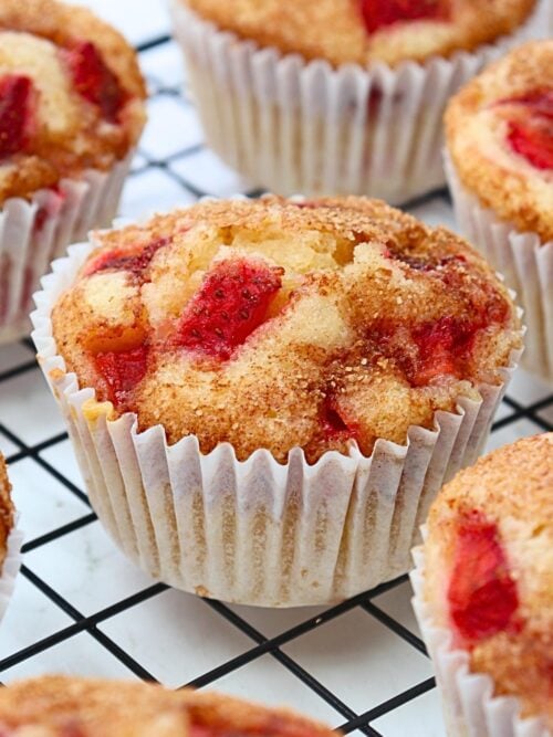 strawberry muffins
