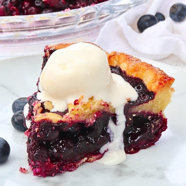 blueberry pie