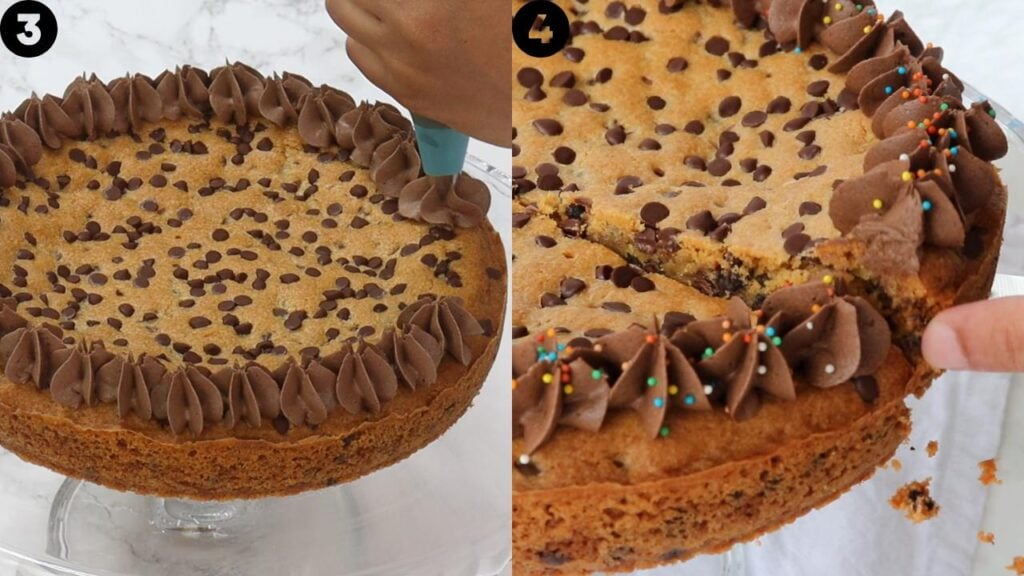 cookie cake - Cakes by MK cookie cake
