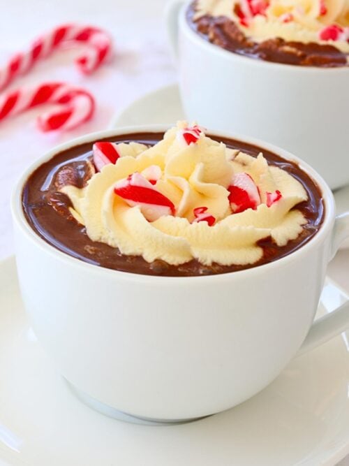 peppermint hot chocolate