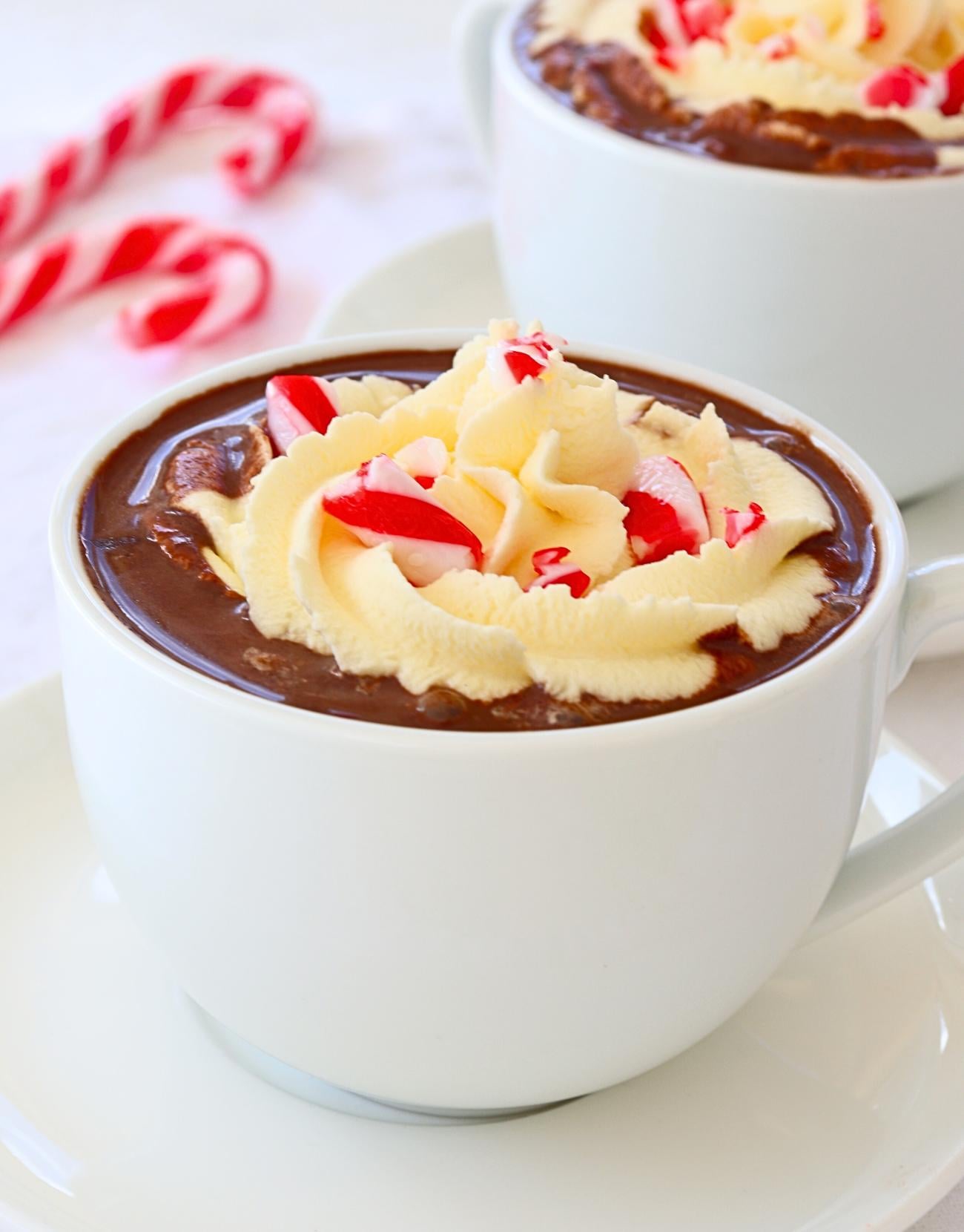 peppermint hot chocolate