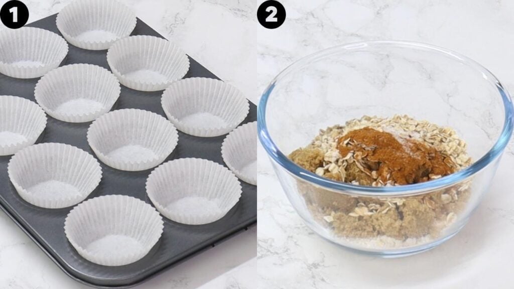 banana oatmeal muffins