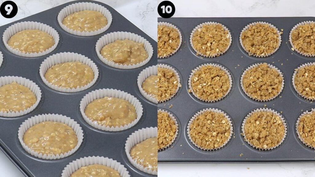 banana oatmeal muffins
