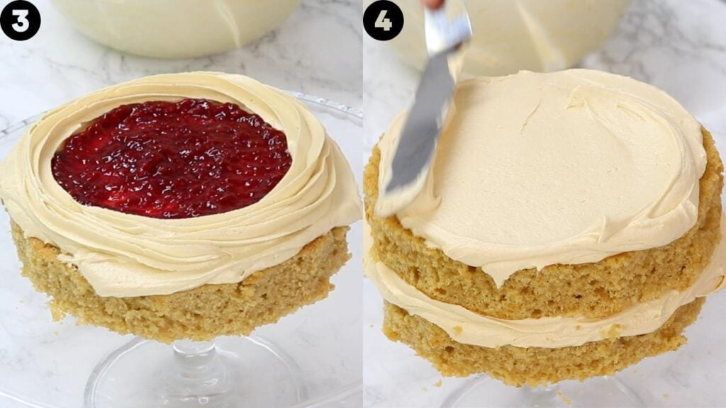 peanut butter and jelly cake