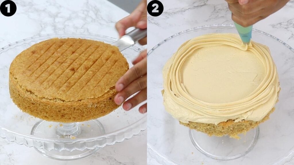 peanut butter and jelly cake