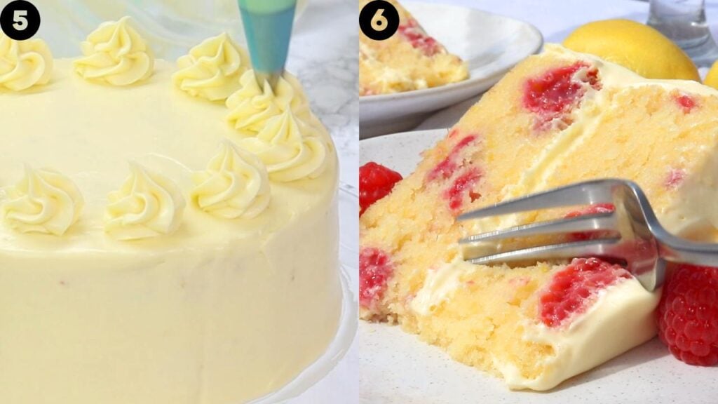 lemon raspberry cake