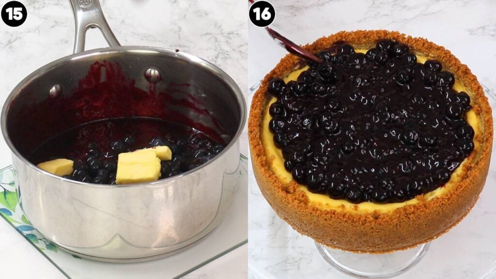 blueberry cheesecake