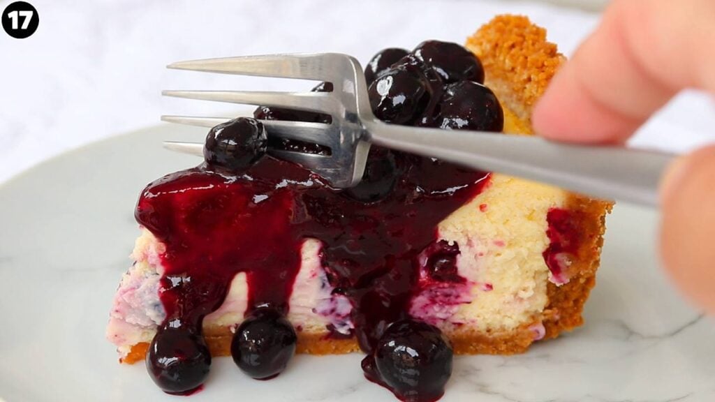 blueberry cheesecake