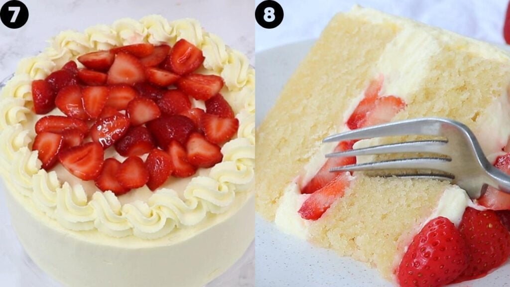 strawberry shortcake cake
