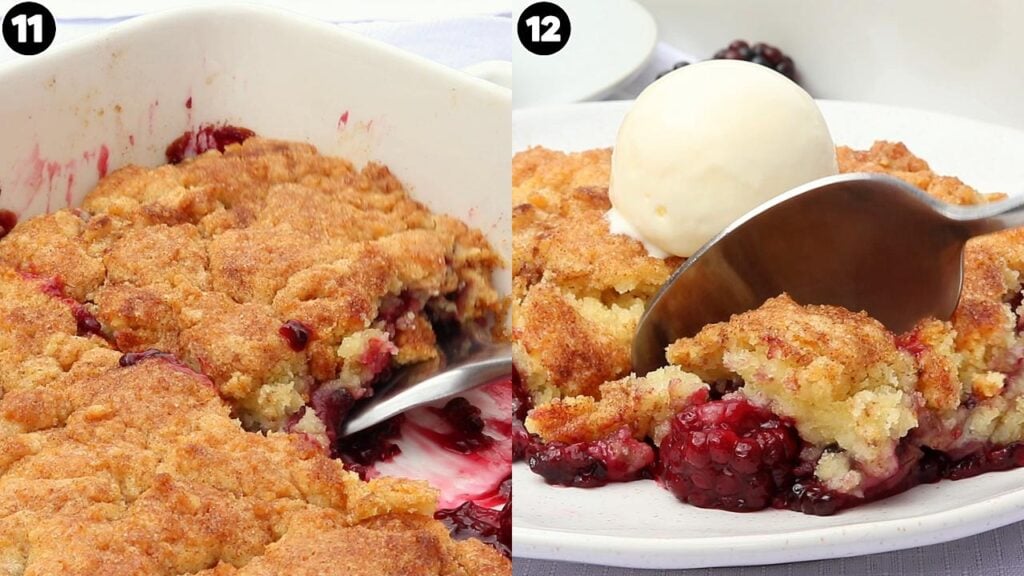blackberry cobbler recipe steps