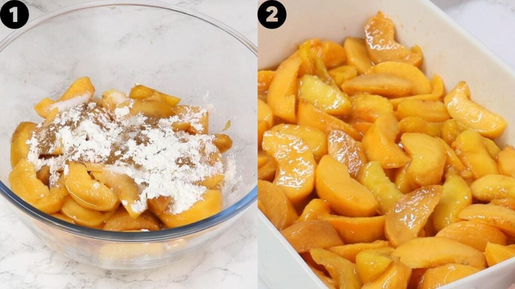peach cobbler