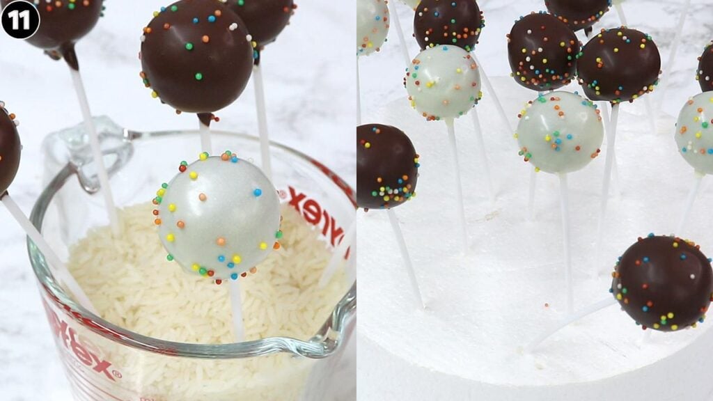 chocolate cake pops