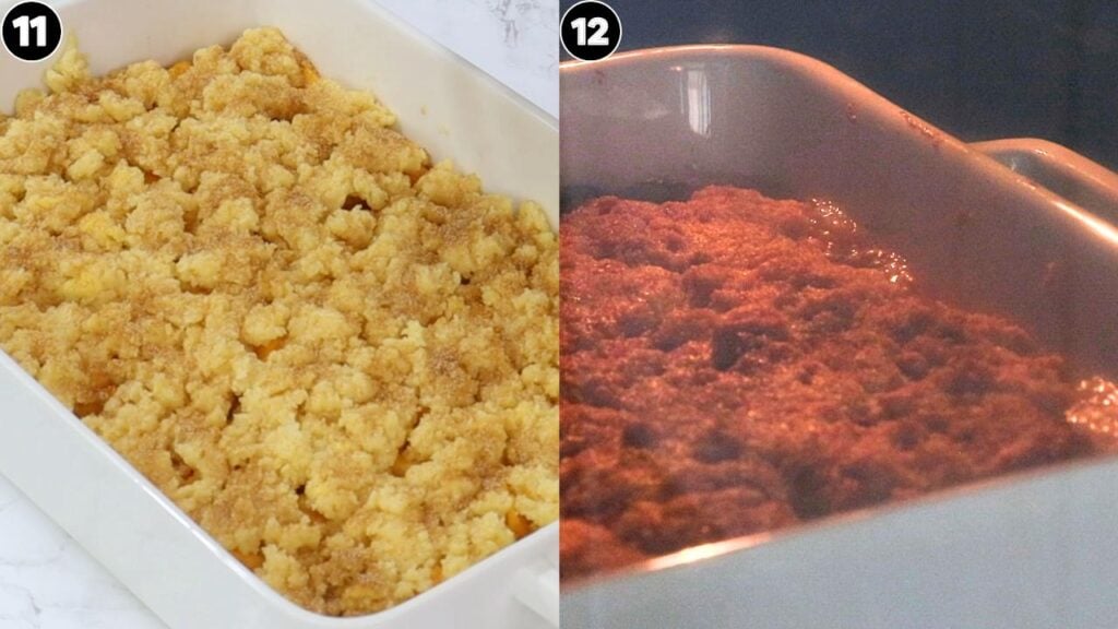 peach cobbler